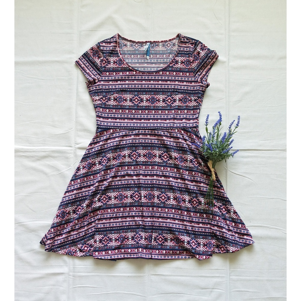 Wallflower Aztec-patterned dress